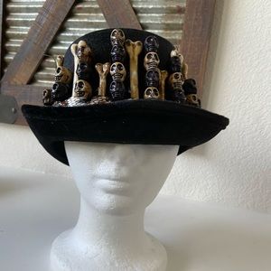 Adult Black Voodoo Top Hat